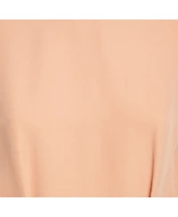 Pre-Owned Marni Women's Orange Crepe Pleated Sleeveless Short Dress