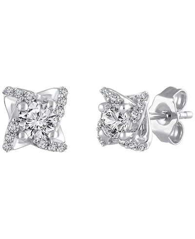 Macy's Diamond Stud Earrings (5/8 ct. t.w.) in 14k White Gold