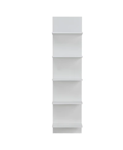 Danya B Five Tier Wide Column Wall Shelf