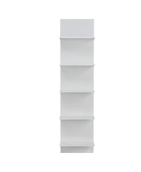 Danya B Five Tier Wide Column Wall Shelf