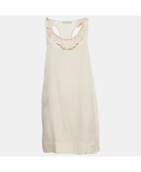 Pre-Owned Stella Mccartney Women's Pink Silk Blend Sleeveless Mini Dress