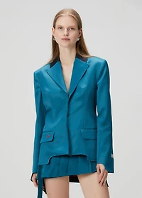 Pcfg Women's Slim-Fit High-Shine Blazer