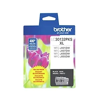 Brother LC30132PKS 400 Page-Yield High-Yield Ink - Black (2/Pack
