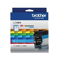 Brother LC404CS INKvestment 750 Page-Yield Ink - Cyan