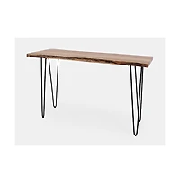 Jofran Nature's Edge 50'' Solid Acacia Sofa Table