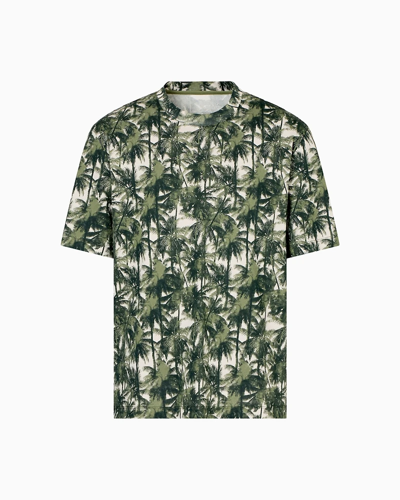 A|X Armani Exchange Men's Palm-Print T-Shirt