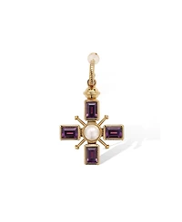 Retro Chic Byzantine Cross Earrings