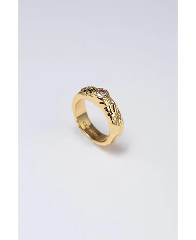 Classicharms Sylvie Cubic Zirconia Molten Stackable Ring