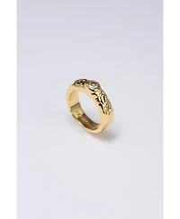 Classicharms Sylvie Cubic Zirconia Molten Stackable Ring