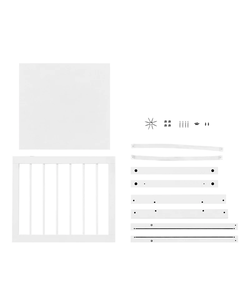 Danya B Folding Wall Mounted Drying Rack - White