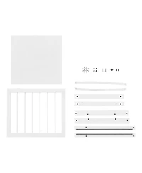 Danya B Folding Wall Mounted Drying Rack - White