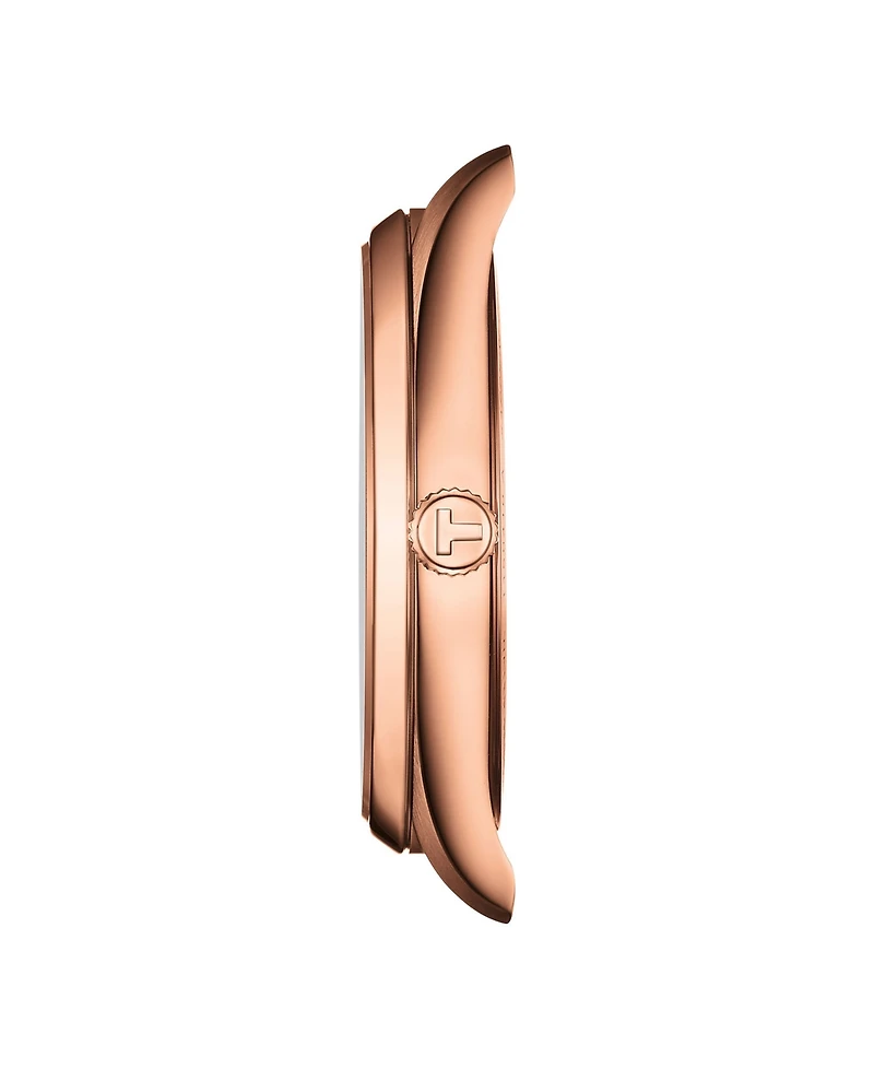 Tissot Men's Rose Gold Stainless Steel Bracelet Watch, 40mm