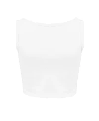 Pcfg Women's Ribbed Stretch Cotton-Blend Cropped Tank Top