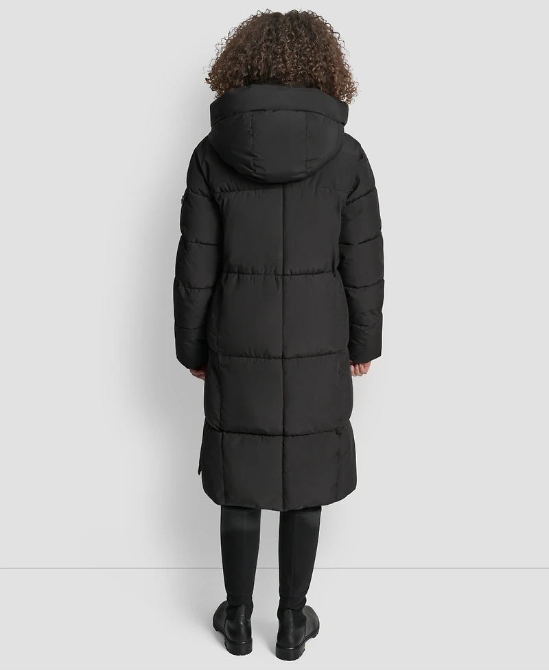 Dkny Women's Zip-Front Stand Collar Coat