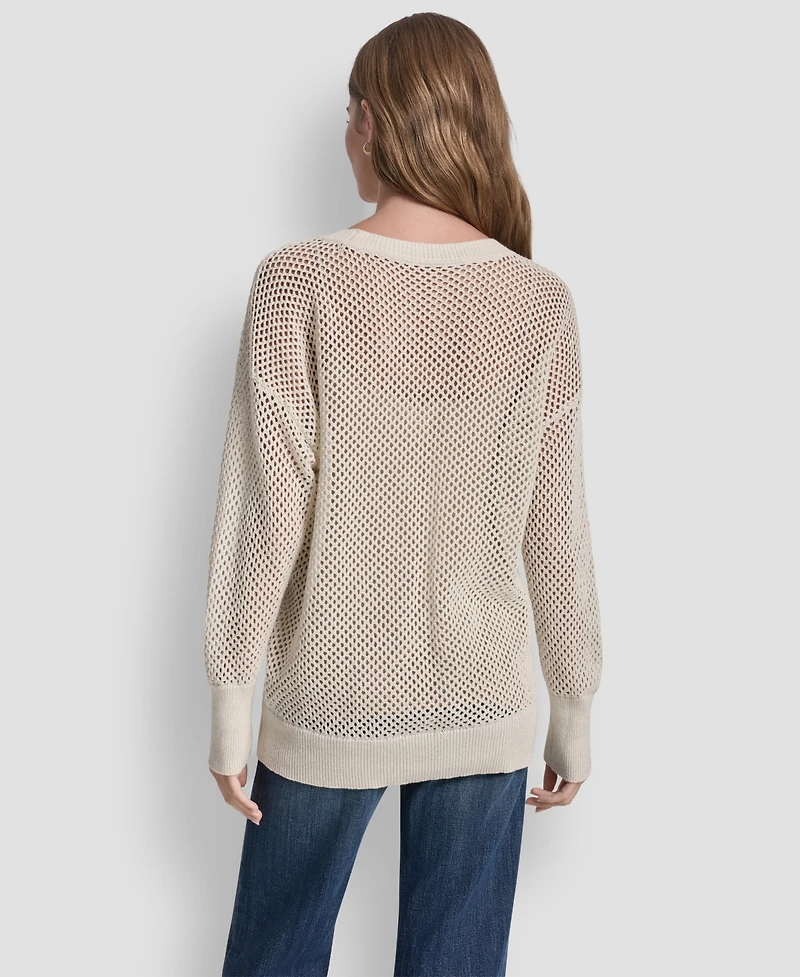 Dkny Jeans Women's V-Neck Sweater