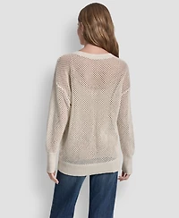 Dkny Jeans Women's V-Neck Sweater