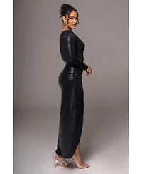 Jluxlabel Women's Kaleah Metallic Maxi Dress