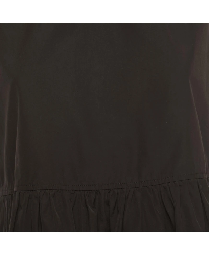 Pre-Owned Marni Women's Black Cotton Sleeveless Peplum Top