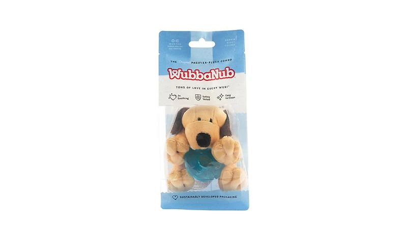 WubbaNub Baby Brown Puppy Pacifier