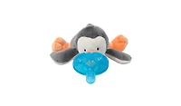 WubbaNub Baby Grey Penguin Pacifier