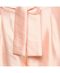 Pre-Owned Zimmermann Women's Pink Satin Tie-Up Trousers