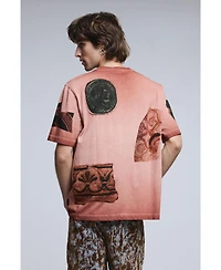 Desigual Men's Short-sleeve patchwork T-shirt