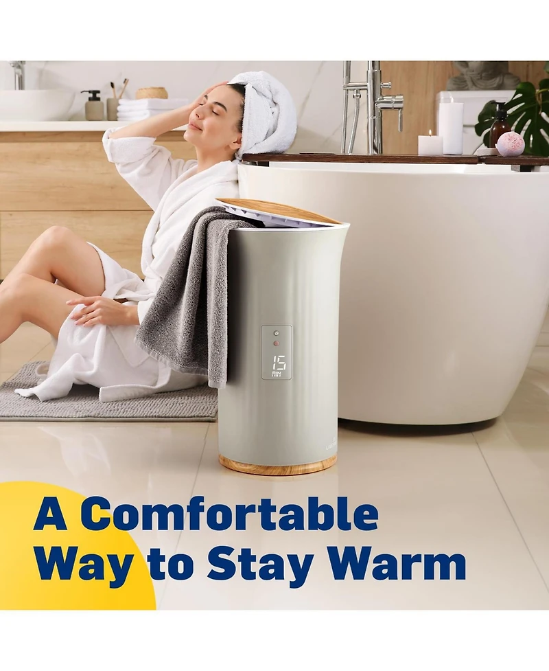 LiveFine Towel Warmer, Large Towel Heater with Led Display