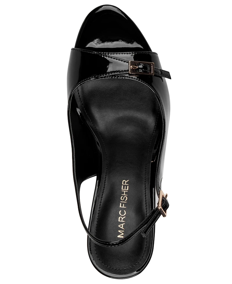 Marc Fisher Women's Paza Slingback Stiletto Dress Sandals