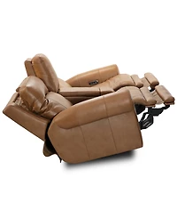 Furniture 2-Pc. Alexandre Leather Sofa with 2 Power Motion Recliners and 1 Console, Exclusively at Macy's