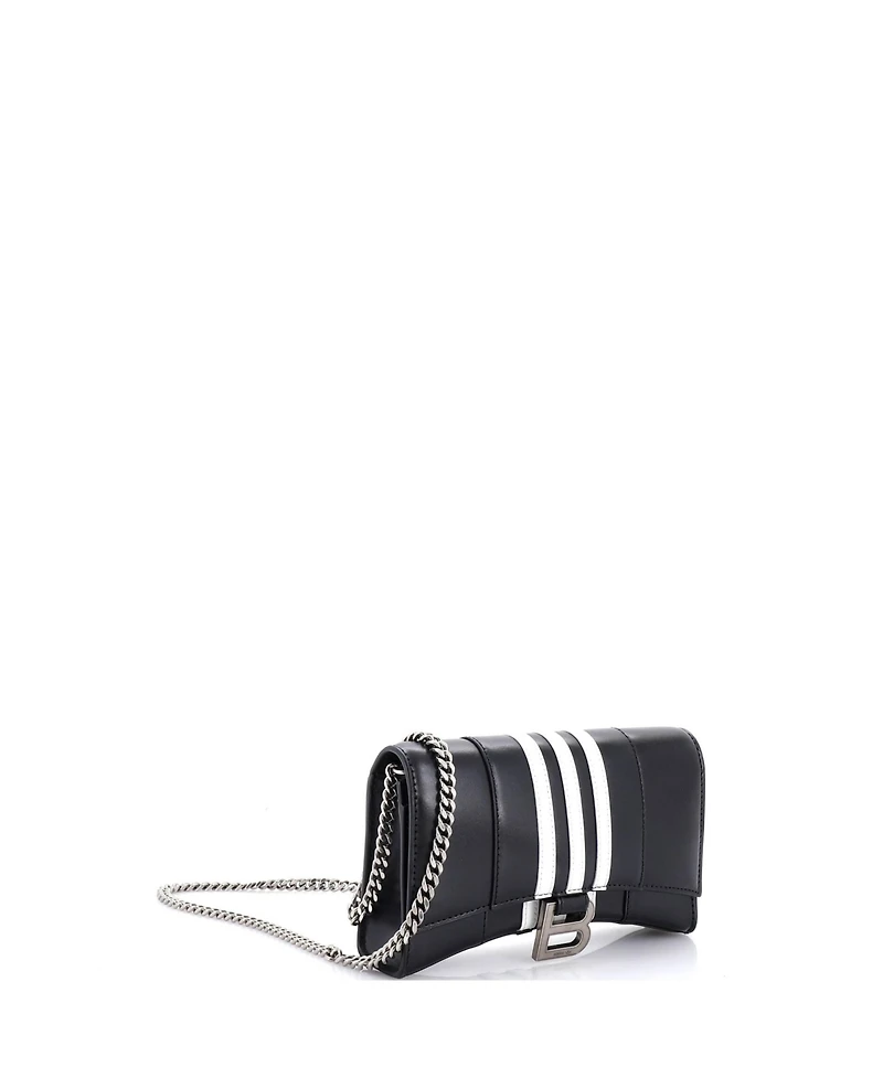 Pre-Owned Balenciaga x adidas Hourglass Chain Wallet Leather