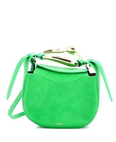 Pre-Owned Chloe Small Kiss Purse Bag Leather