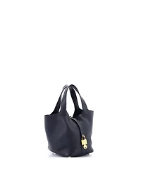 Pre-Owned Hermes Pm Picotin Lock Bag Clemence