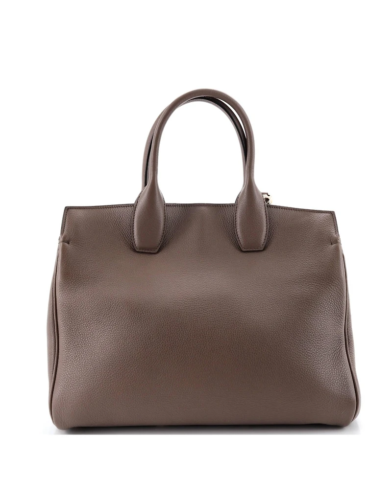 Pre-Owned Salvatore Ferragamo Medium Studio Satchel Leather