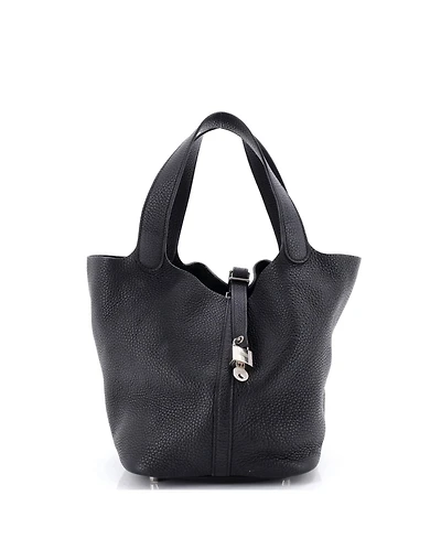 Pre-Owned Hermes Mm Picotin Lock Bag Clemence