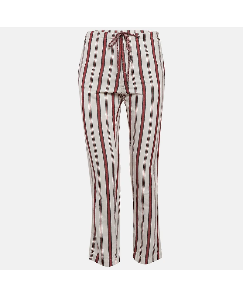 Pre-Owned Zadig & Voltaire Women's Striped Cotton Raye Trousers