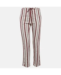 Pre-Owned Zadig & Voltaire Women's Striped Cotton Raye Trousers
