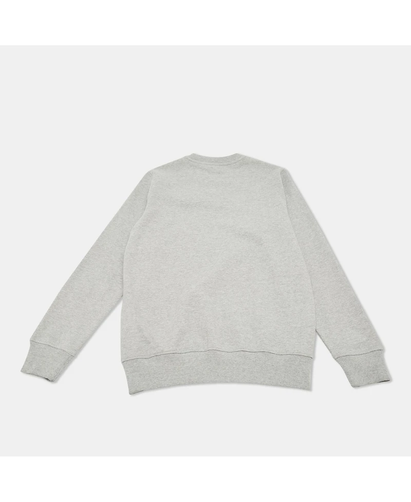 Pre-Owned Moschino Women's Teen Grey Teddy Print Cotton Crewneck Sweatshirt