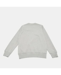 Pre-Owned Moschino Women's Teen Grey Teddy Print Cotton Crewneck Sweatshirt