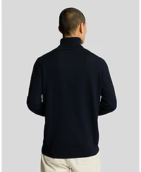 Lyle & Scott Men's Cotton Merino Turtleneck Sweater