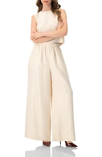 Ivonne Women's Sleeveless Round Neck Top