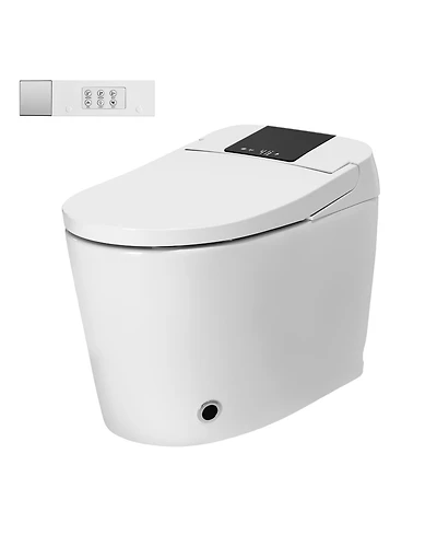 Casainc Smart One-Piece Bathroom Fixture With Heated Seat, Auto Flush, Wash, Dryer And Deodorizer