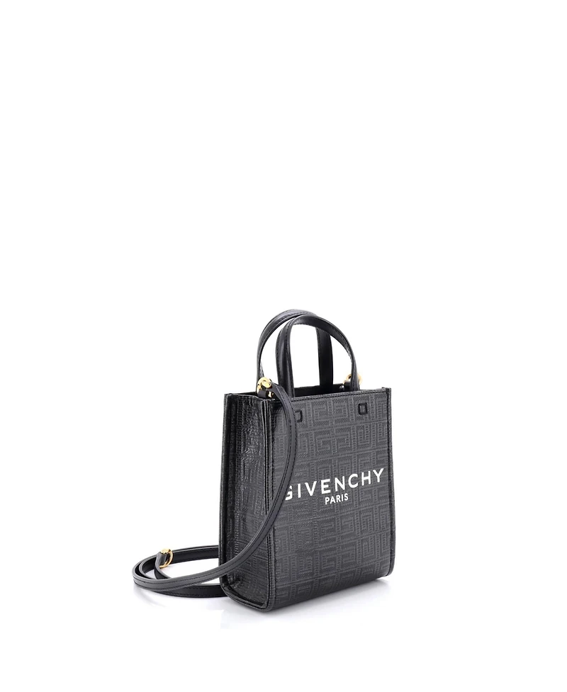 Pre-Owned Givenchy Mini Vertical G-Tote 4G Coated Canvas