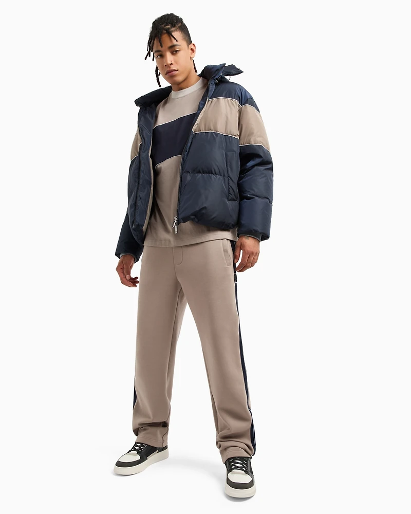 A|X Armani Exchange Men's Striped Jogger Pants