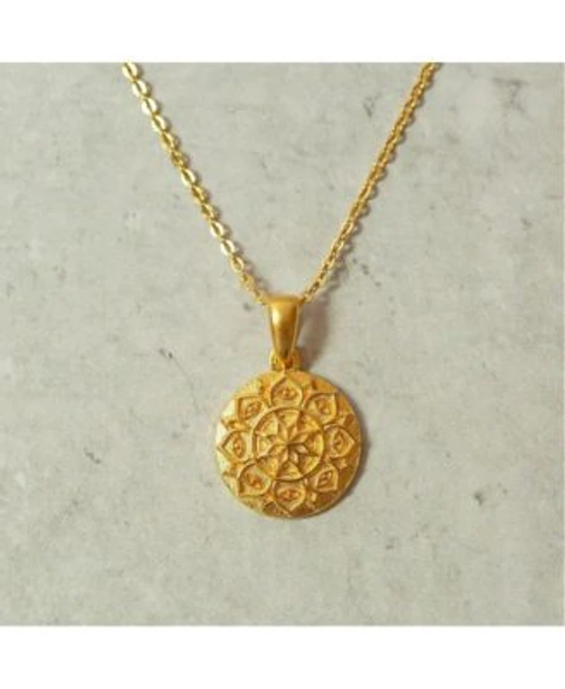 Mandala I Am Supported Protected Silver Mini