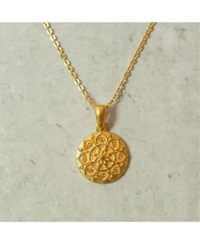 Mandala I Am Supported Protected Silver Mini