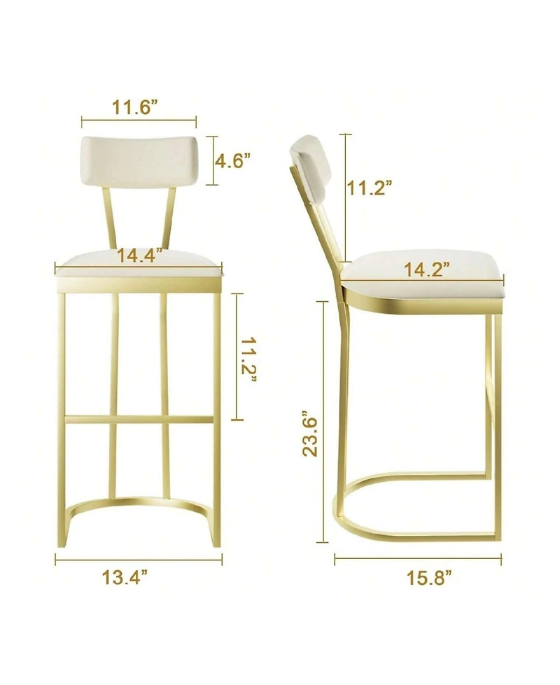 gaomon Home Bar Stools Set Of 4, Counter Height Bar Stools For Kitchen Counter, Island Chairs For Dining Table, Tall Barstools For Kitchen
