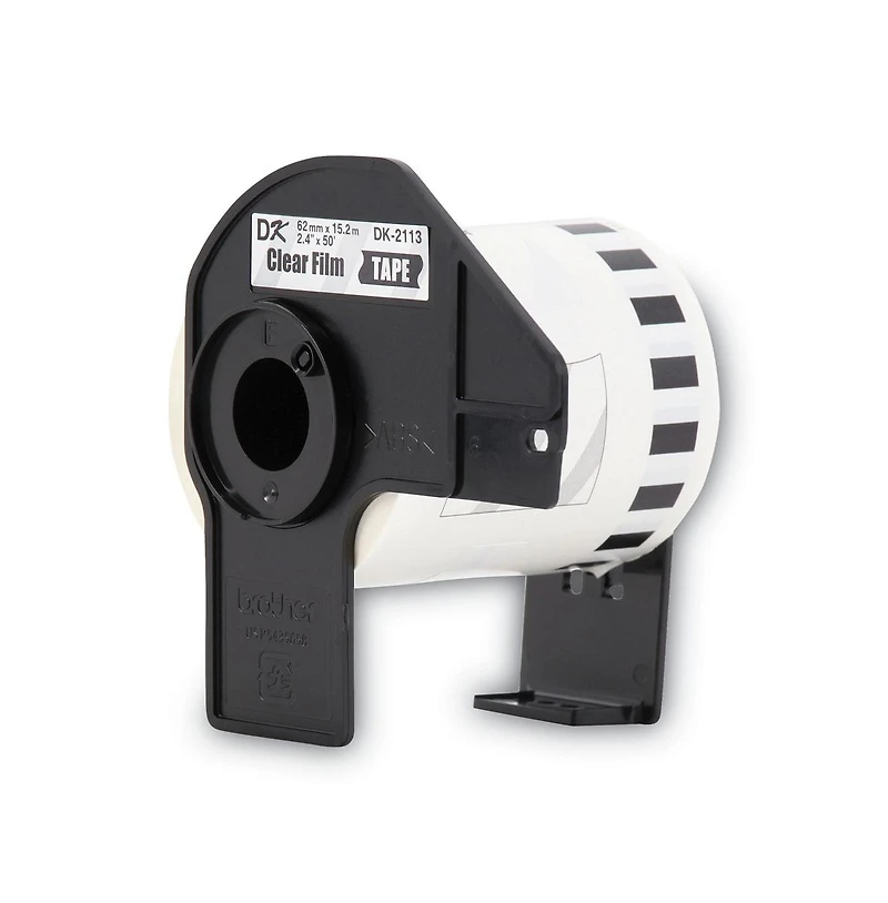 Brother DK2113 2.4 in. x 50 ft. Continuous Film Label Tape - Clear (1-Roll