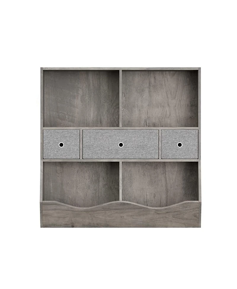 gaomon Kids Toy Storage Organizer, Bookshelf with 2 Bookshelfs