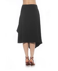 Alexia Admor Women's Jess Asymmetric Midi Skirt