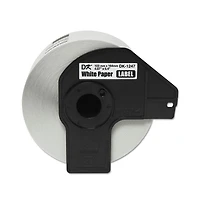 Brother P-Touch DK1247 DK1247 4.07 in. x 6.4 in. Label Tape - Black on White
